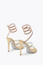 BRAID CLEO GOLD SATIN/AURUM-ROSE GOLD MULTI ST SANDAL