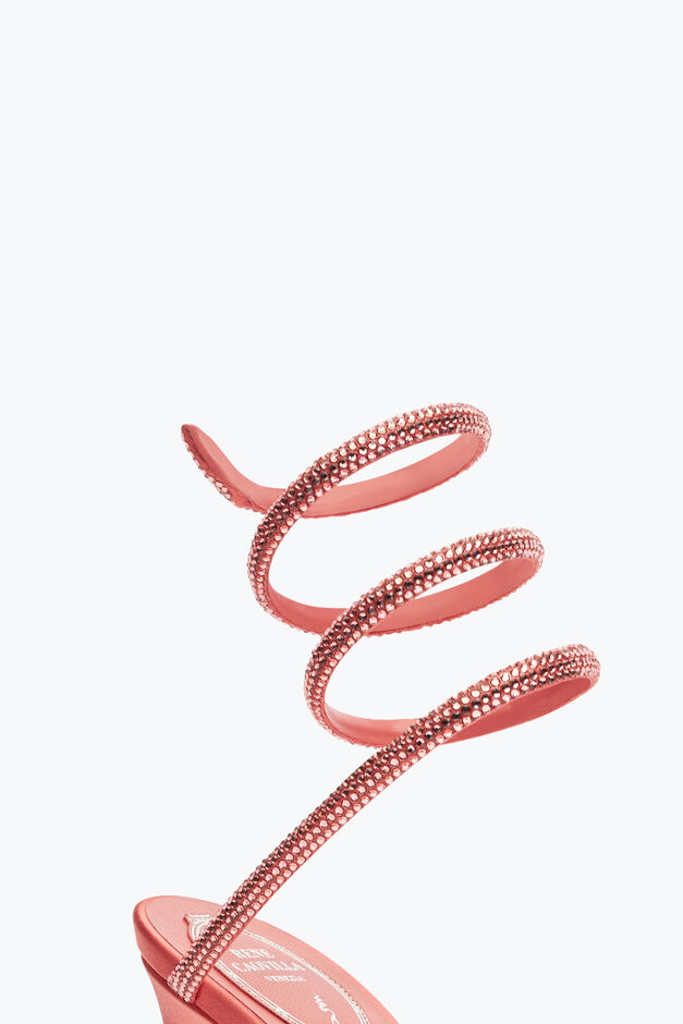 Cleo Peach Sandal With Crystals 105