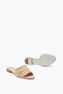Sally Cream Slider Sandal With Crystals 10