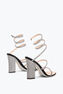 CLEO BLACK SANDAL WITH SOUL HEEL 105