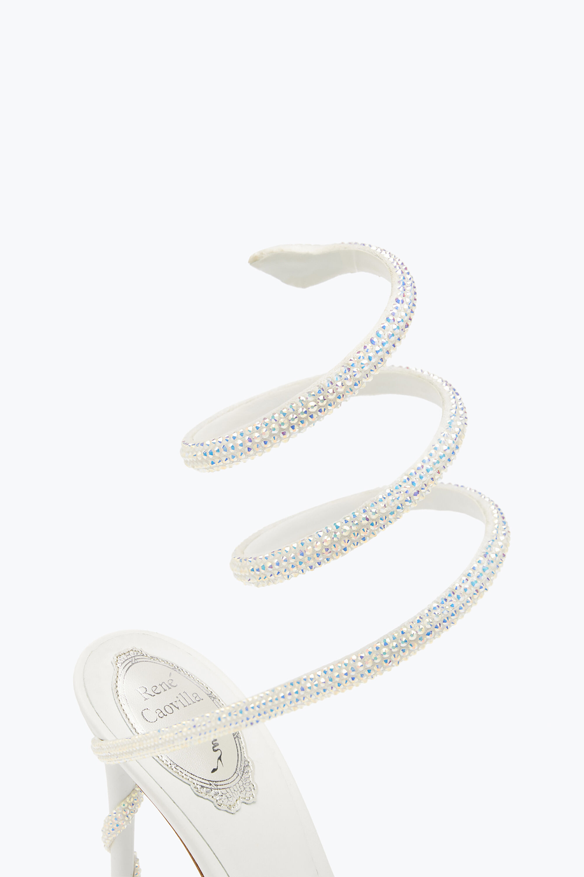RENE CAOVILLAスワロsandal34size Jeweled MARGOT SWAROVSKI WHITE SANDAL JEWEL | Rene Caovilla®