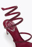 CLEO BORDEAUX SATIN/SIAM STRASS SANDAL
