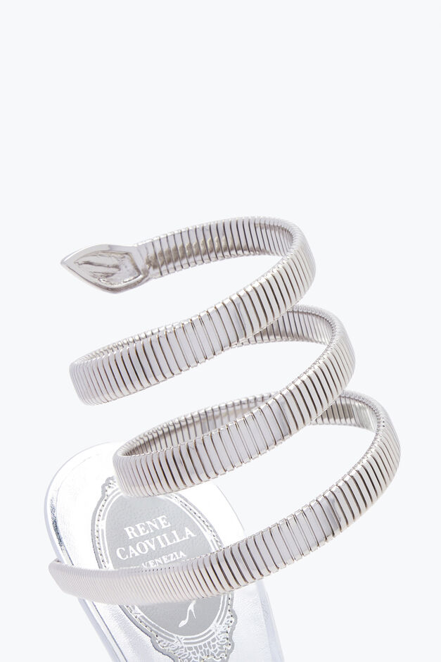 Symphony Mirrored Silver Sandal 105 Symphony Mirrored Silver Sandal 105