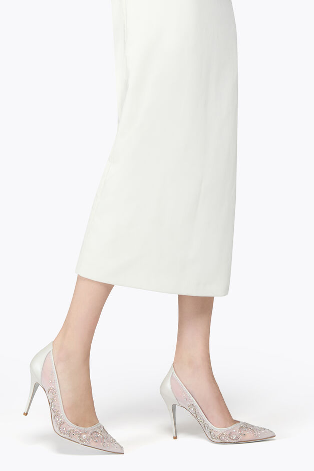 JAHANARA WHITE PUMP 100