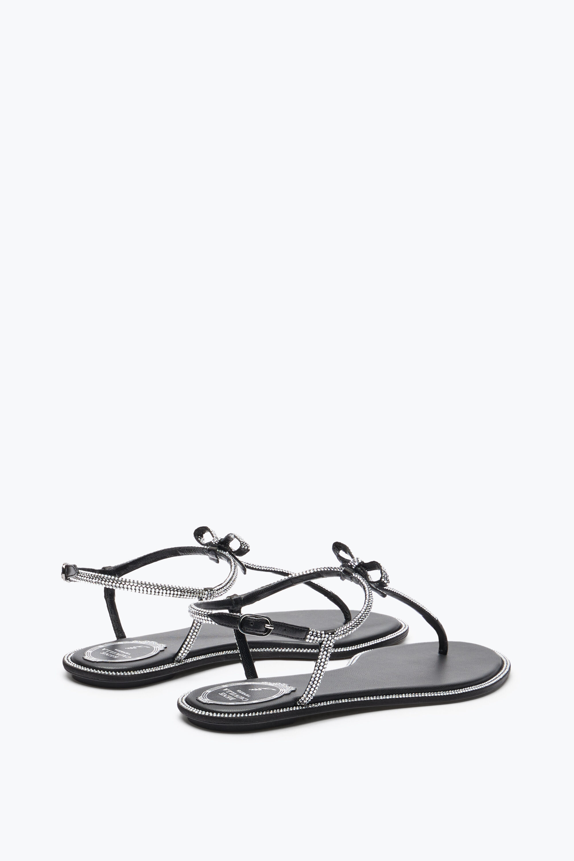 【未使用品】RENE CAOVILLA　サンダル　サイズ35 THONG Rene Caovilla Bow-detail leather thong sandals Rene Caovilla