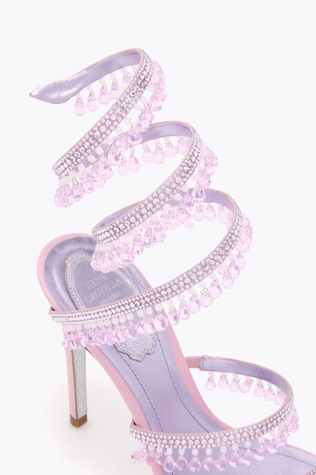 CHANDELIER METALLIC LILAC SANDAL 105