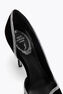 ONDA PUMP BLACK VELVET/CRYSTAL STRASS PUMP