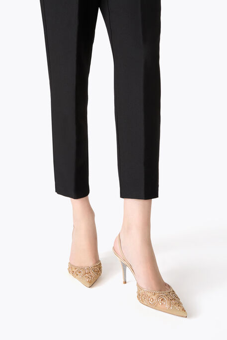 JAHANARA GOLD SLINGBACK 80