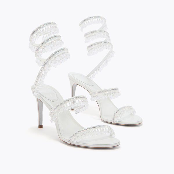 CHANDELIER WHITE SANDAL 80