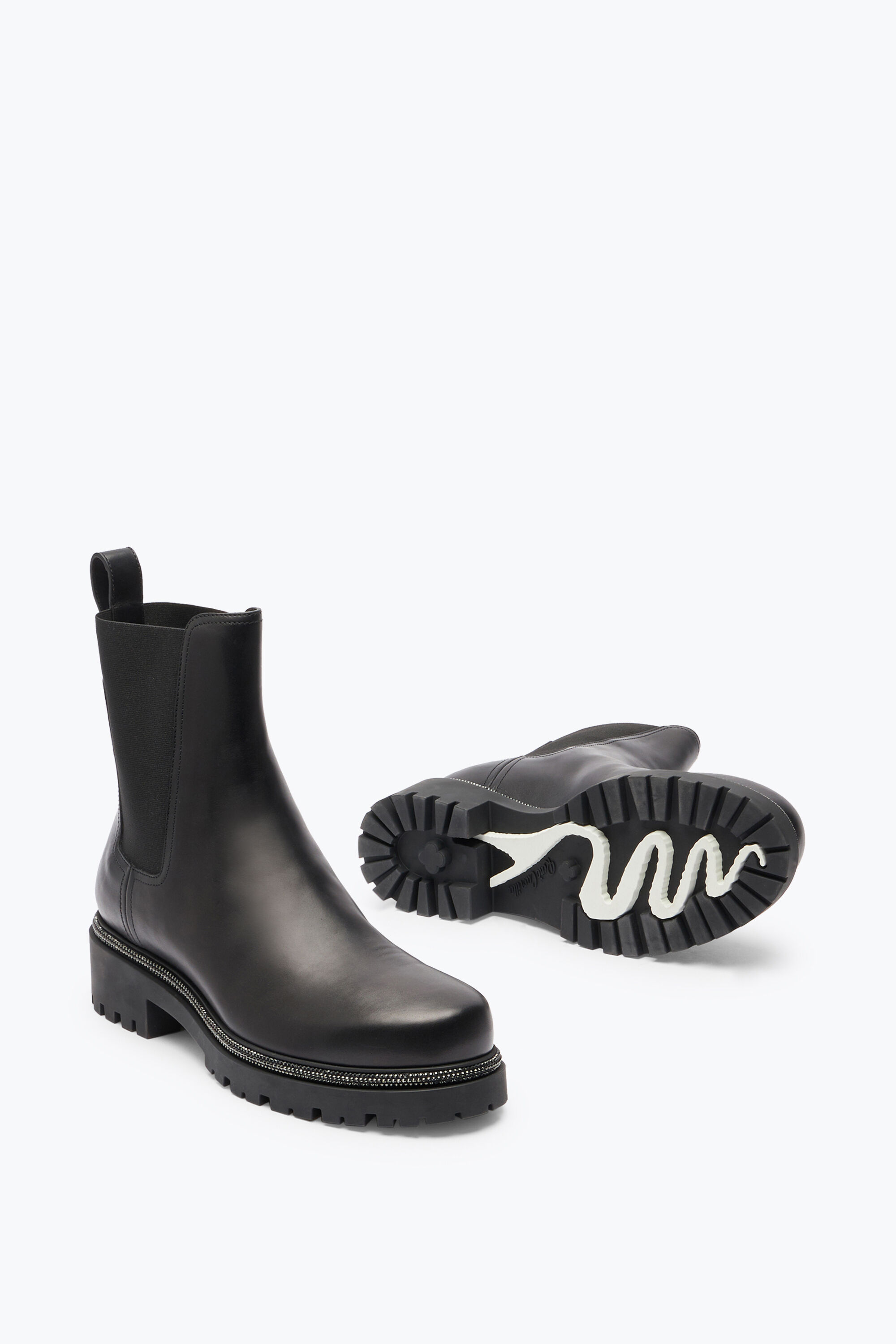 【関税込み】RENE CAOVILLA Knitted boots RENE CAOVILLA A PAIR OF BLUE KNEE-HIGH KNIT BOOTS