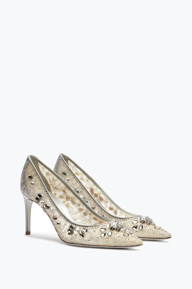Cinderella Silver Pump 80 Cinderella Silver Pump 80