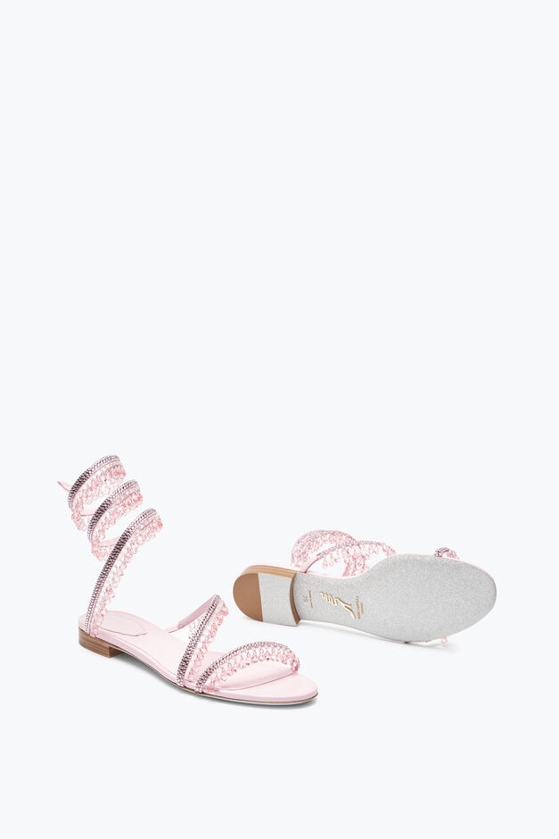 Chandelier Barbie Pink Flat Sandal 10 Chandelier Barbie Pink Flat Sandal 10