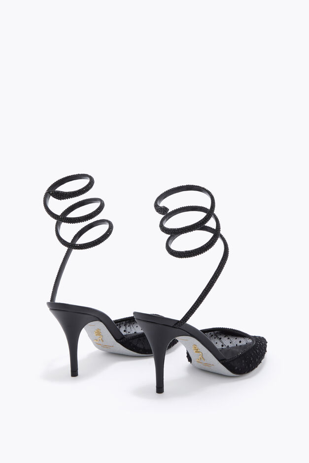 TAYLOR BLACK PUMP WITH SERPENT 80