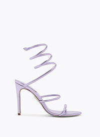 CLEO METALLIC LILAC SANDAL 105