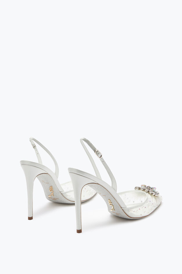 Barbara White Slingback 105
