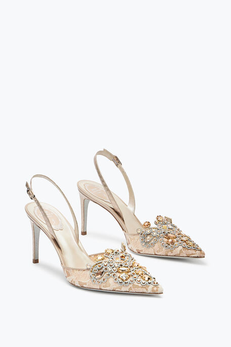 VENEZIANA CHAMPAGNE SLINGBACK 80