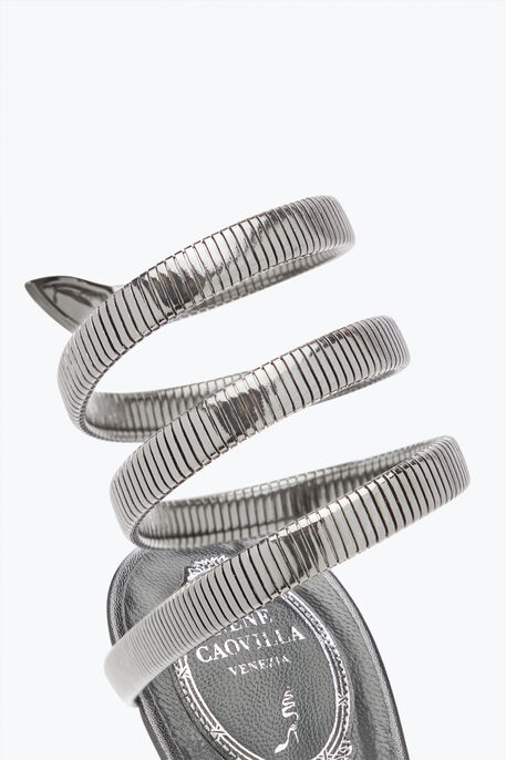 JUNIPER GUNMETAL SANDAL 105