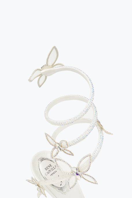 Margot Crystal White Platform Sandal 120 Margot Crystal White Platform Sandal 120