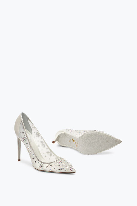 Cinderella White Pump 105 Cinderella White Pump 105