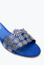 Daisy Electric Blue Slider Sandal 10