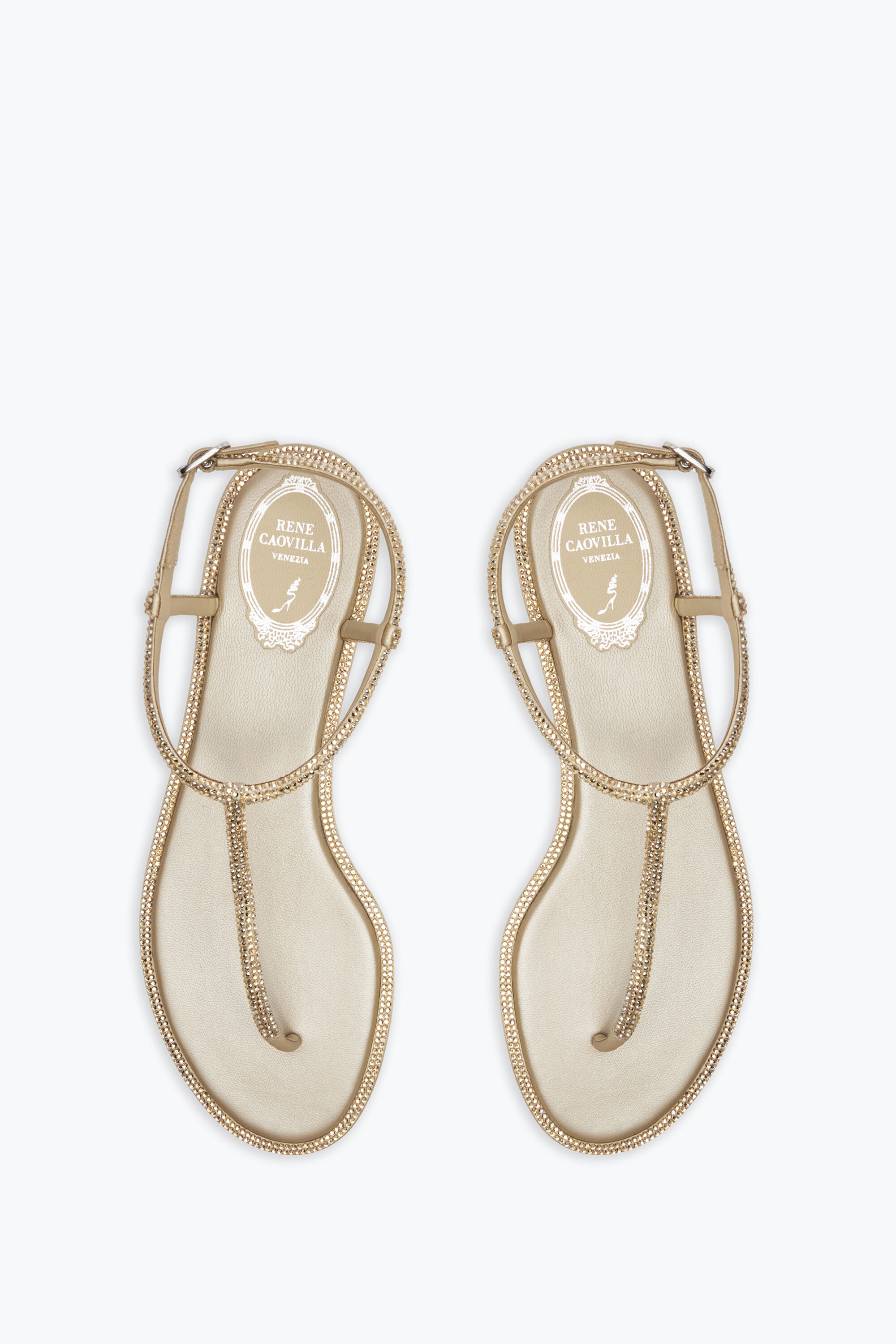 Jeweled flat shoes Designer luxury shoes Rene Caovilla