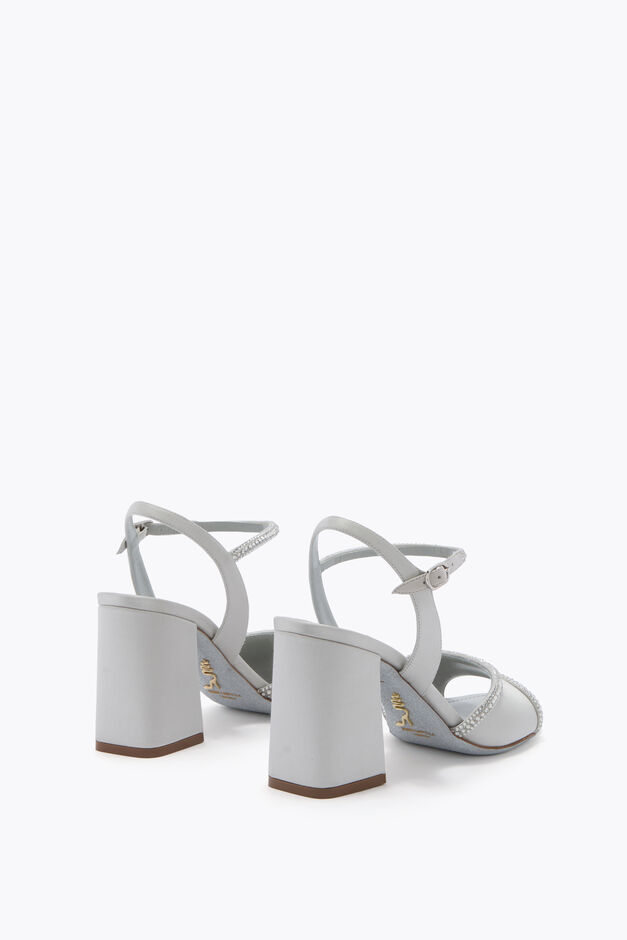 MARGHERITA PEARL GREY SANDAL 80