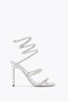 CLEO SPARK SILVER LAMB/CRYSTAL STRASS SANDAL
