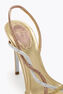 BRAID GOLD SATIN/AURUM-ROSE GOLD STRASS SANDAL