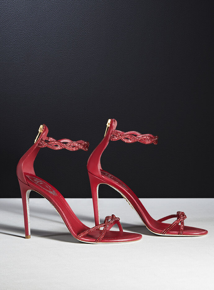 BRAID RED SANDAL 105