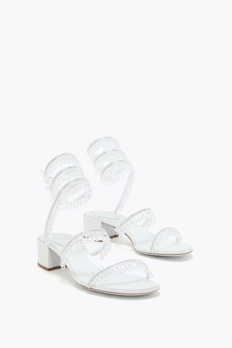 CHANDELIER WHITE SANDAL 40
