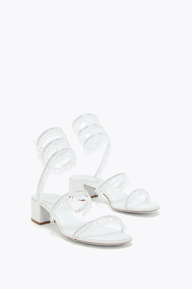 CHANDELIER WHITE SANDAL 40