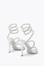 CLEO SPARK SILVER LAMB/CRYSTAL STRASS SANDAL