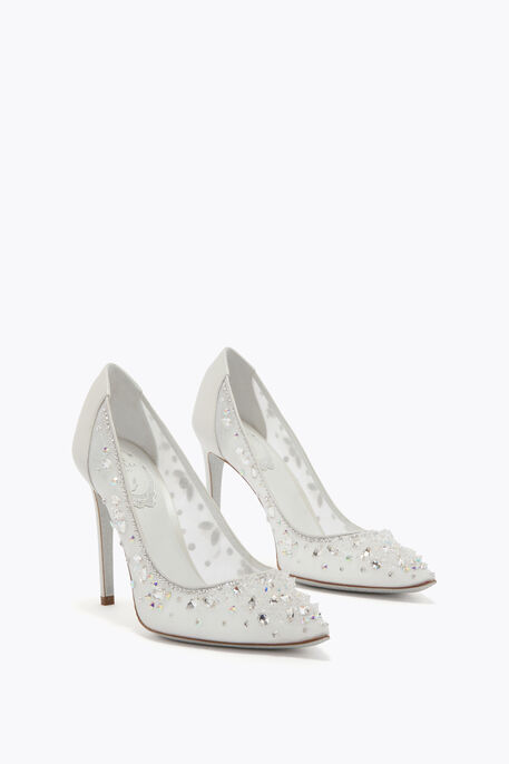 Cinderella White Pump 105