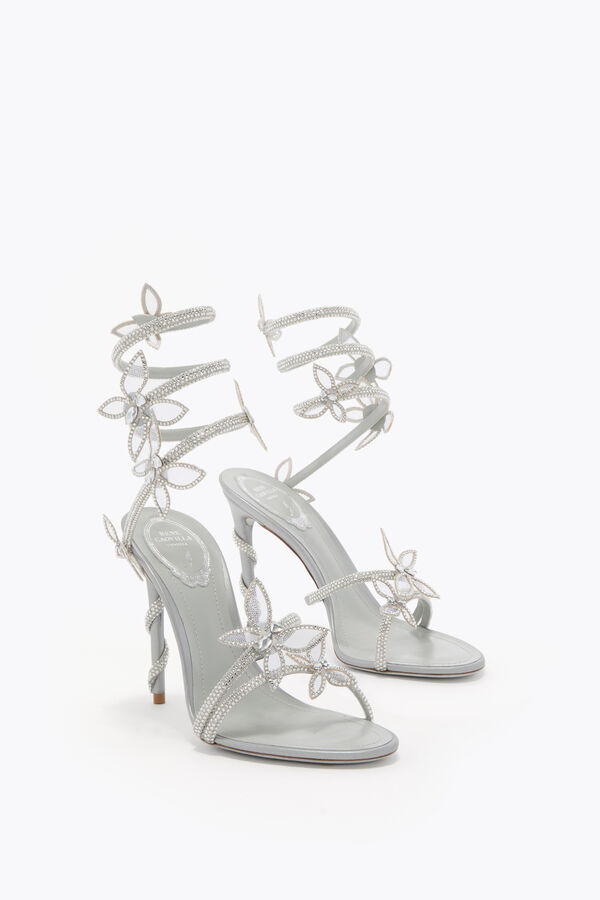 MARGOT METALLIC SILVER SANDAL 105 MARGOT METALLIC SILVER SANDAL 105