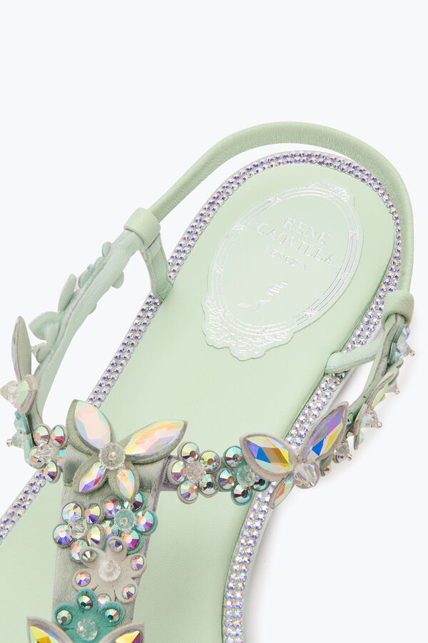 EDEN GREEN MINT THONG SANDAL 10