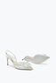 White Slingbacks In Lace Frozen 75