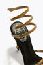 MARGOT BLACK AND GOLD SANDAL 105
