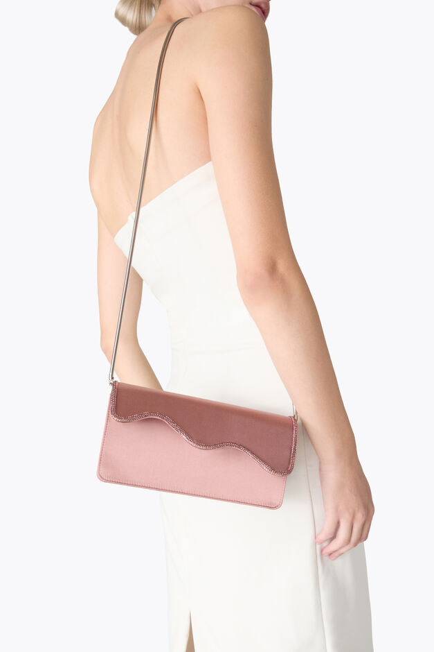 ONDA POWDER PINK CLUTCH ONDA POWDER PINK CLUTCH