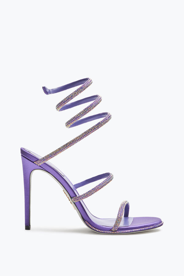 Cleo Purple Sandal With Crystals 105