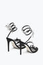 CLEO STAR BLACK & SILVER SANDAL 105
