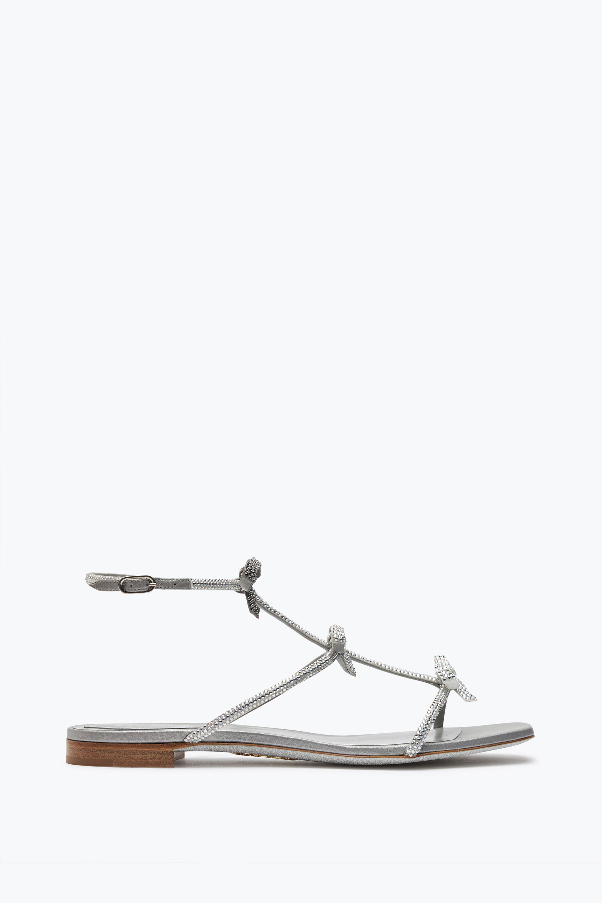 最終値下げです♪ RENE CAOVILLA ミュール サイズ 36 Jeweled Caterina Crystal Pearl Gray Sandal 10 | Rene Caovilla®