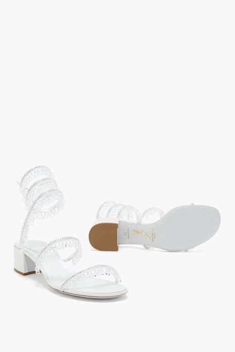 CHANDELIER WHITE SANDAL 40