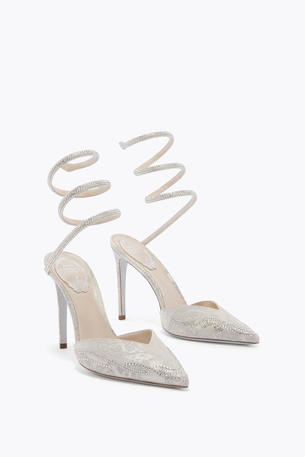 CLEO PUMP IN PEARL BROCADE 105