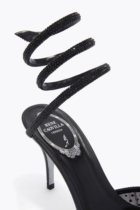 TAYLOR BLACK PUMP WITH SERPENT 80