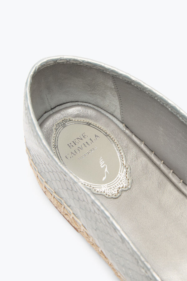 EDEN IVORY AYERS LEATHER ESPADRILLES WITH CRYSTALS 10