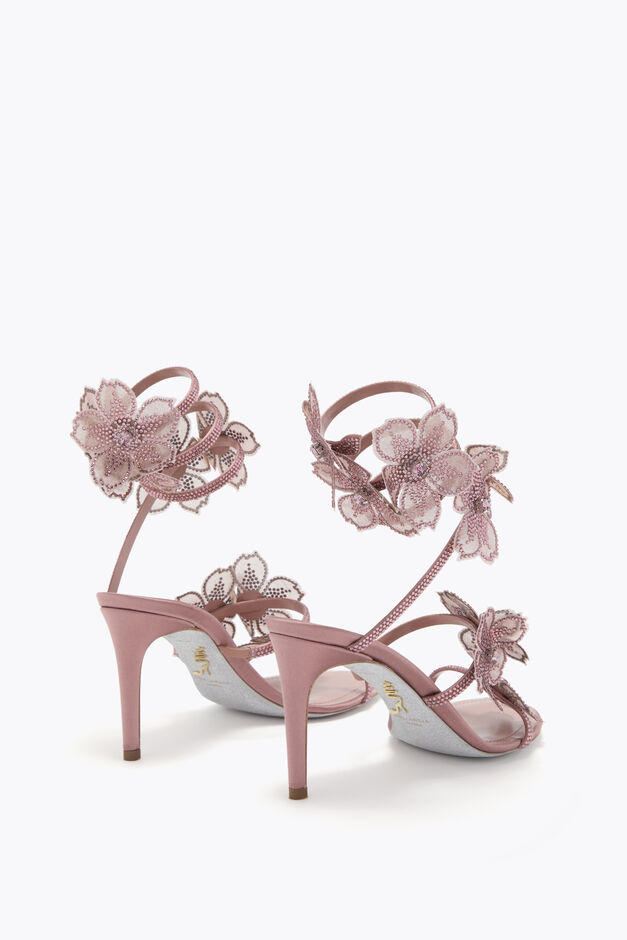 PEACH FLOWER BLUSH PINK SANDAL 80 PEACH FLOWER BLUSH PINK SANDAL 80