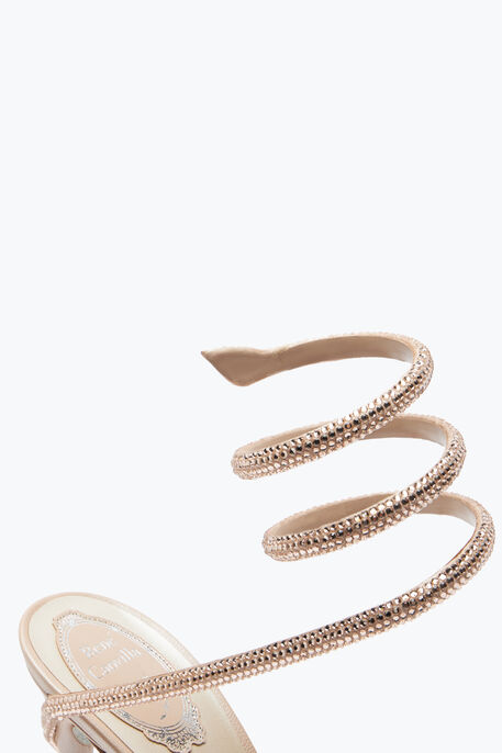 MARGOT CRYSTAL BEIGE PLATFORM SANDAL 130 MARGOT CRYSTAL BEIGE PLATFORM SANDAL 130