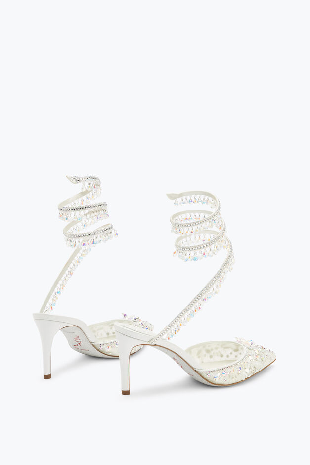 White Jewel Chandelier Pumps 75 White Jewel Chandelier Pumps 75
