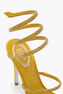 CLEO MUSTARD SATIN/GOLD BERYL STRASS SANDAL