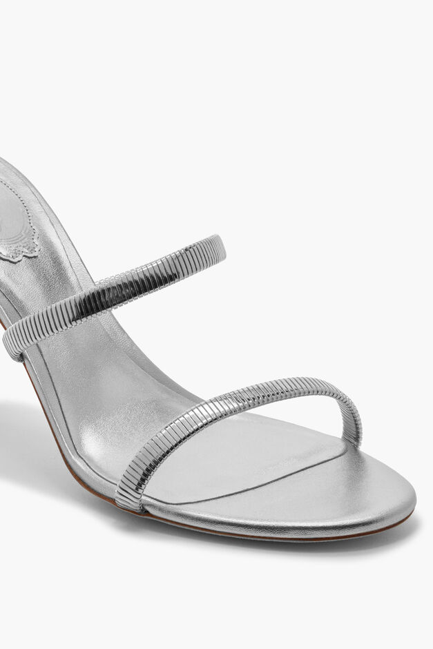 JUNIPER METALLIC SILVER SANDAL 80 JUNIPER METALLIC SILVER SANDAL 80